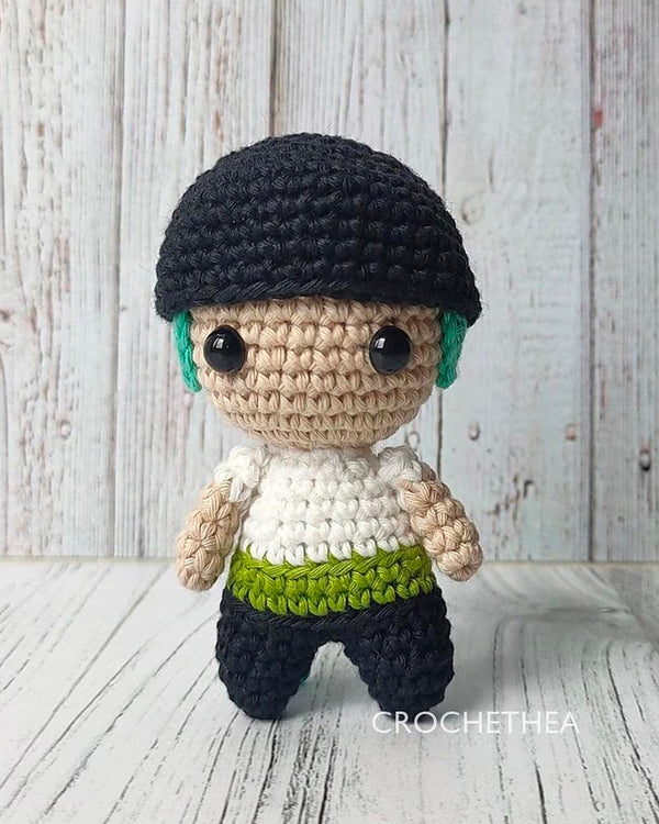 Amigurumi Zoro One Piece