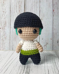 Amigurumi Zoro One Piece